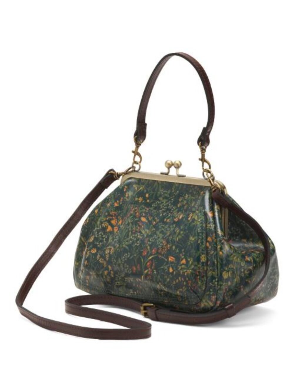 PATRICIA NASH Leather Annie Frame Shoulder Bag With Two Straps - Picture 3 of 4